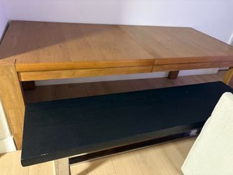 Wooden bench