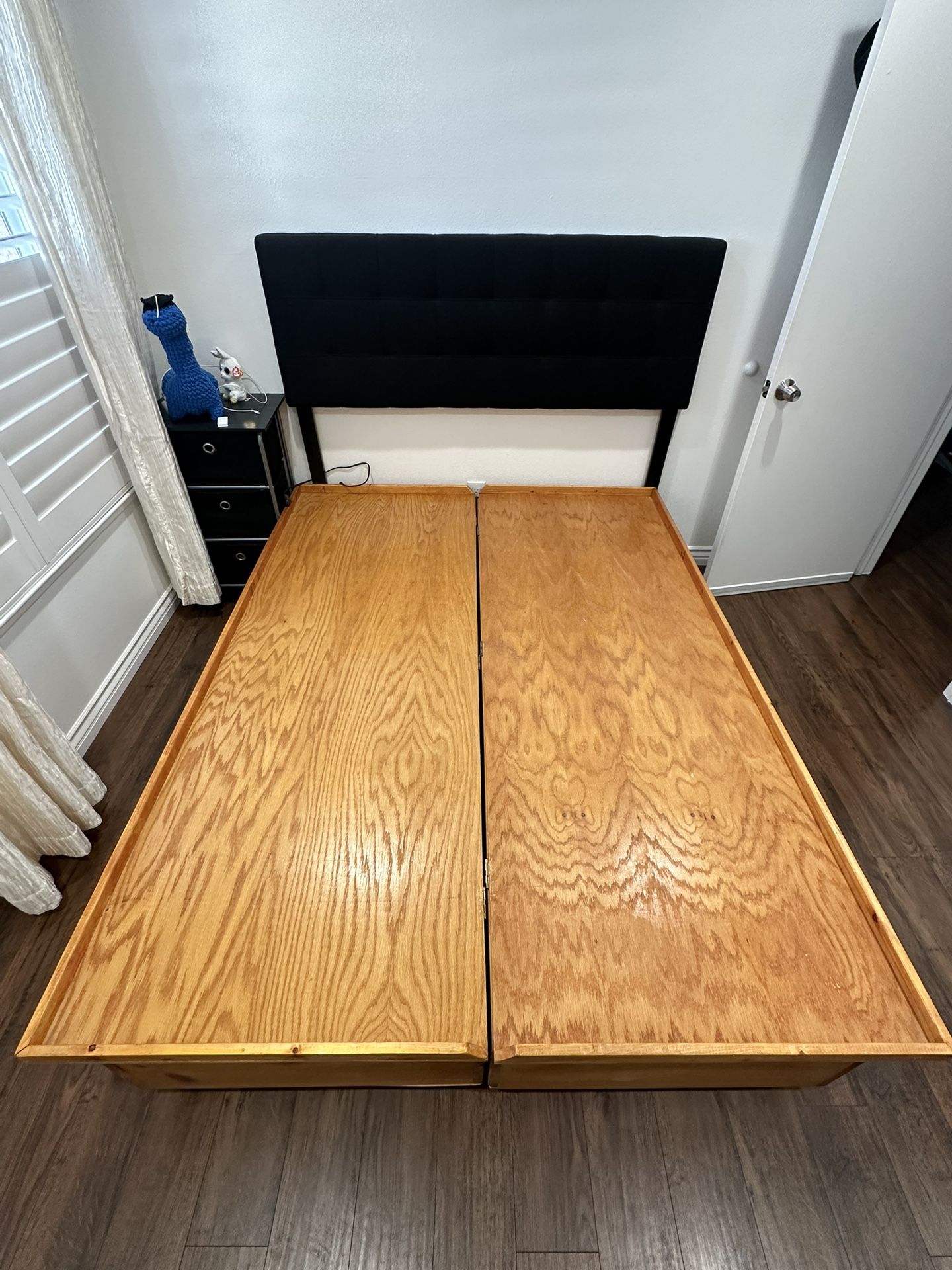 King Size Bedframe + Headboard