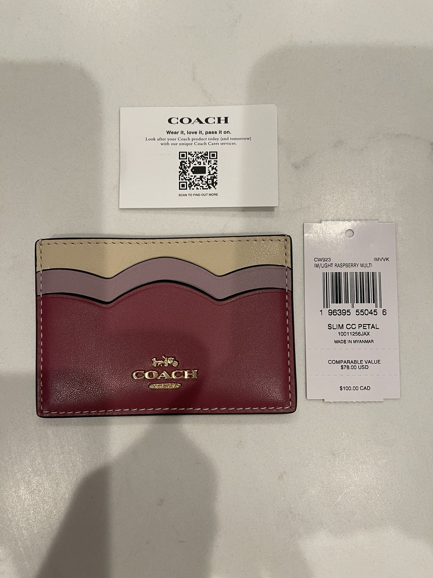 Coach Card Case - REDUCED PRICE!