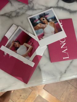 Olivia Rodrigo Lancôme Polaroid Photo