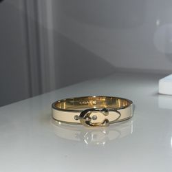 Coach Signature Buckle Bangle