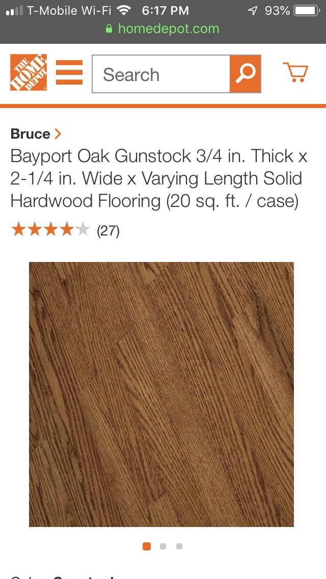 Bruce Pre Finished Oak Hardwood Flooring
