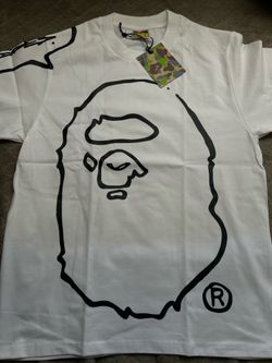 White and black bape shirt