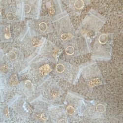 8Pcs Knuckle Stacking Rings for Women Girls 14K Gold Plated

