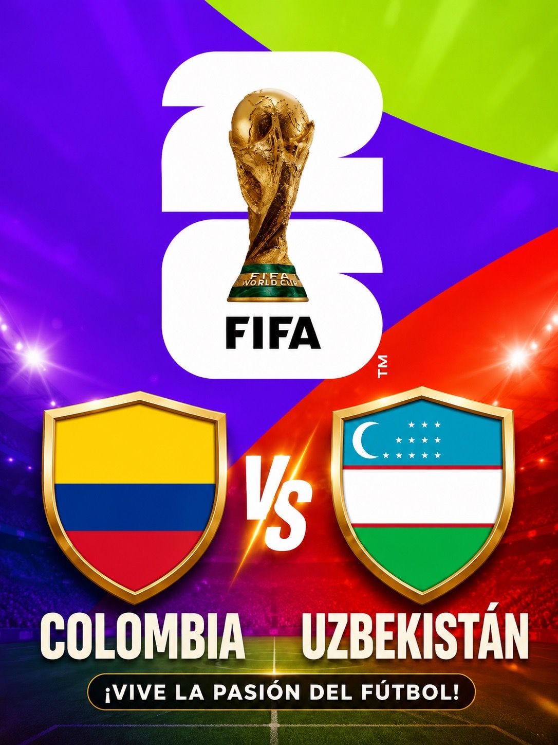 Cat 2 / Colombia Vs Uzbekistan / FIFA World Cup