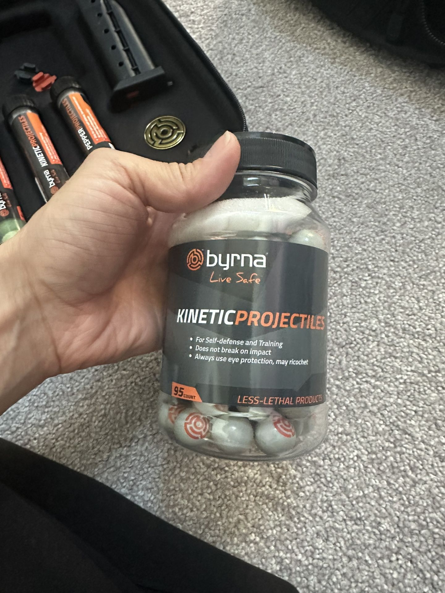 BYRNA .68 CAL KINETIC PROJECTILES
