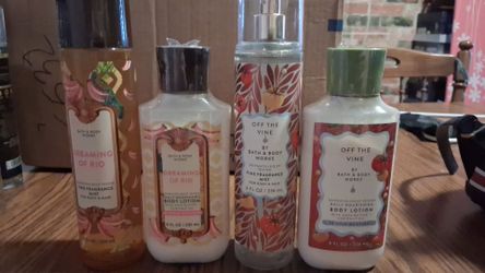 Bath and Body works fragrance mists