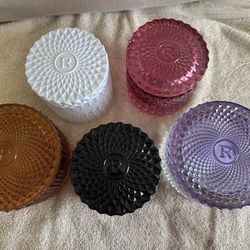 Redleaf Home Glass Candle Jars (EMPTY)