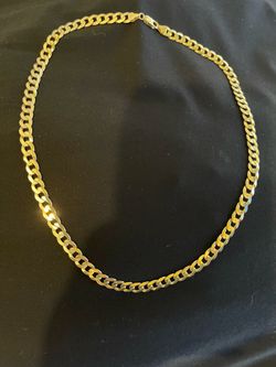 Gold plated 925 Italy silver chain