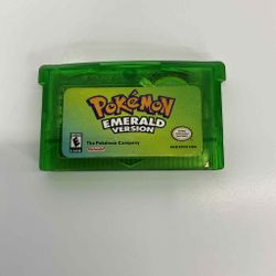 Gameboy Advance Pokemon Emerald Verson Replica Video Game 