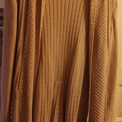 Ladies XL Long Sleeve Cardigan Sweater 