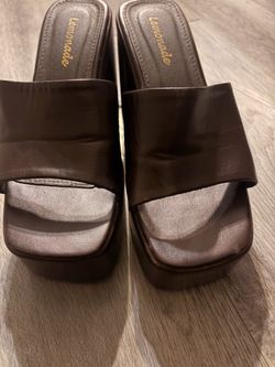 Heels platform chunky