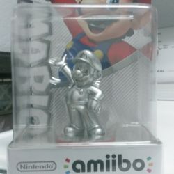 Amiibo - Silver Mario - Super Mario Series