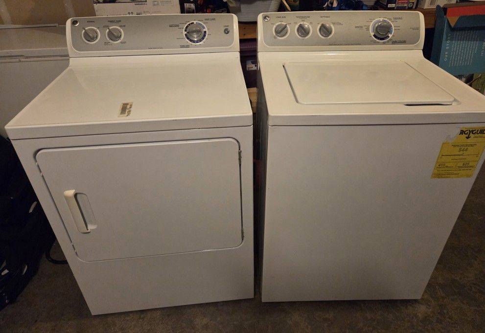 GE Electric Washer & Dryer Set