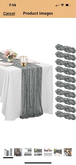 Gray cheesecloths