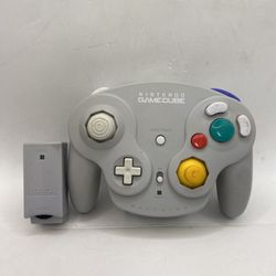 Nintendo GameCube WaveBird wireless Controller w Receiver OEM Tested Authentic