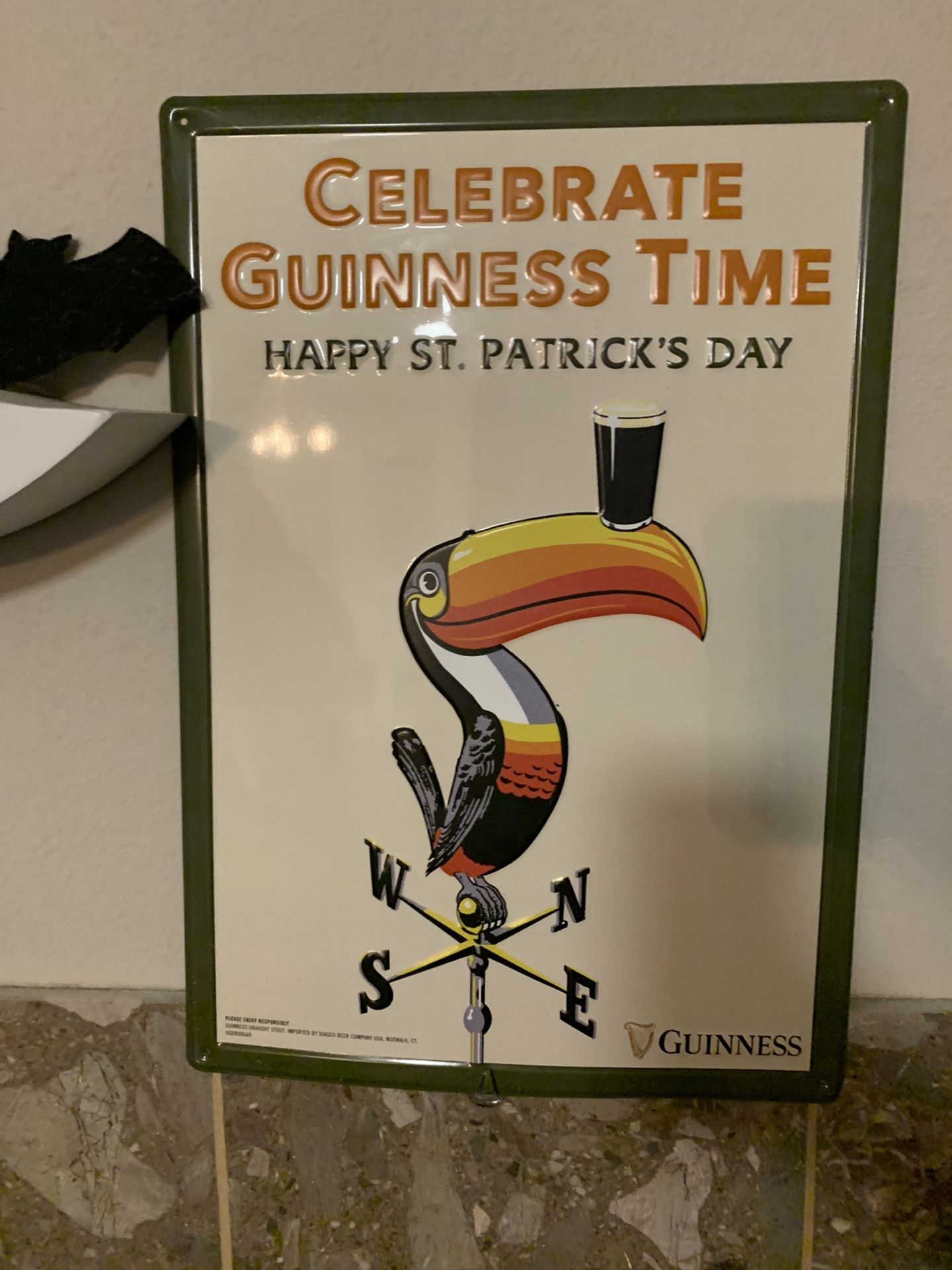 Guinness St Patrick’s day sign