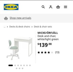 IKEA White Desk