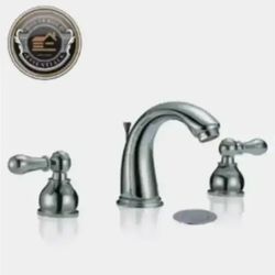 8" Chrome Widespread Bathroom Faucet with Drain..... CHECK OUT MY PAGE FOR MORE ITEMS