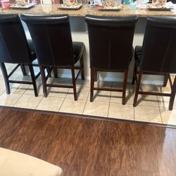 4 Bar Height Barstools