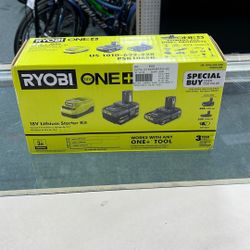 Ryobi 18V Battery Starter Kit 