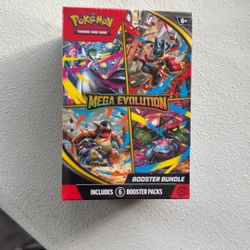 Pokemon TCG Mega Evolution booster bundle sealed