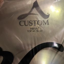 A Custom 14 Inch Hi Hats. 