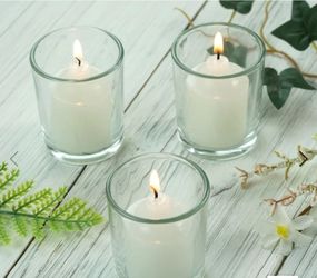 Glass Votive Candle Holder 12 Pack 2.5" Tall
