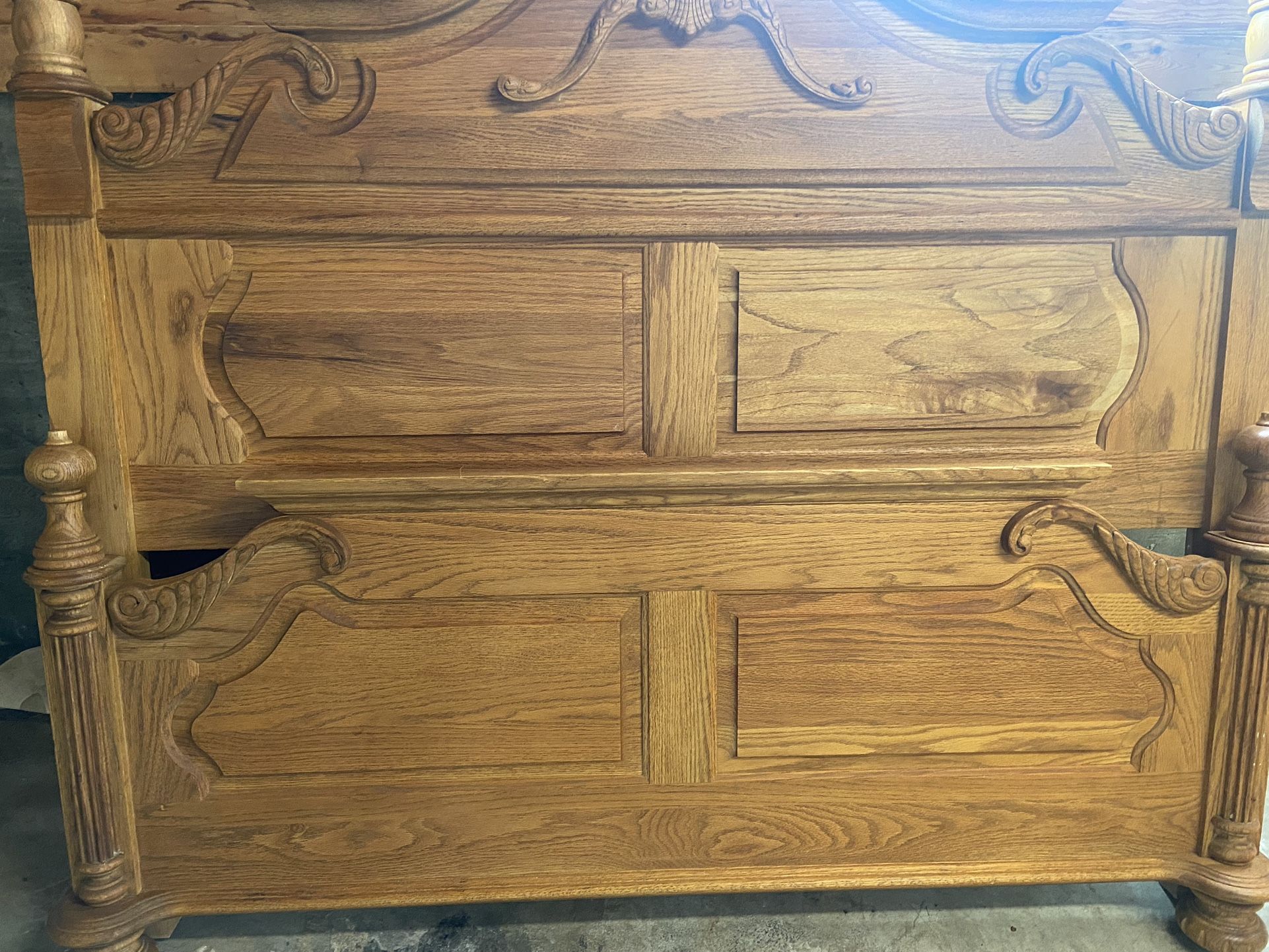 Oak Bed Frame Queen
