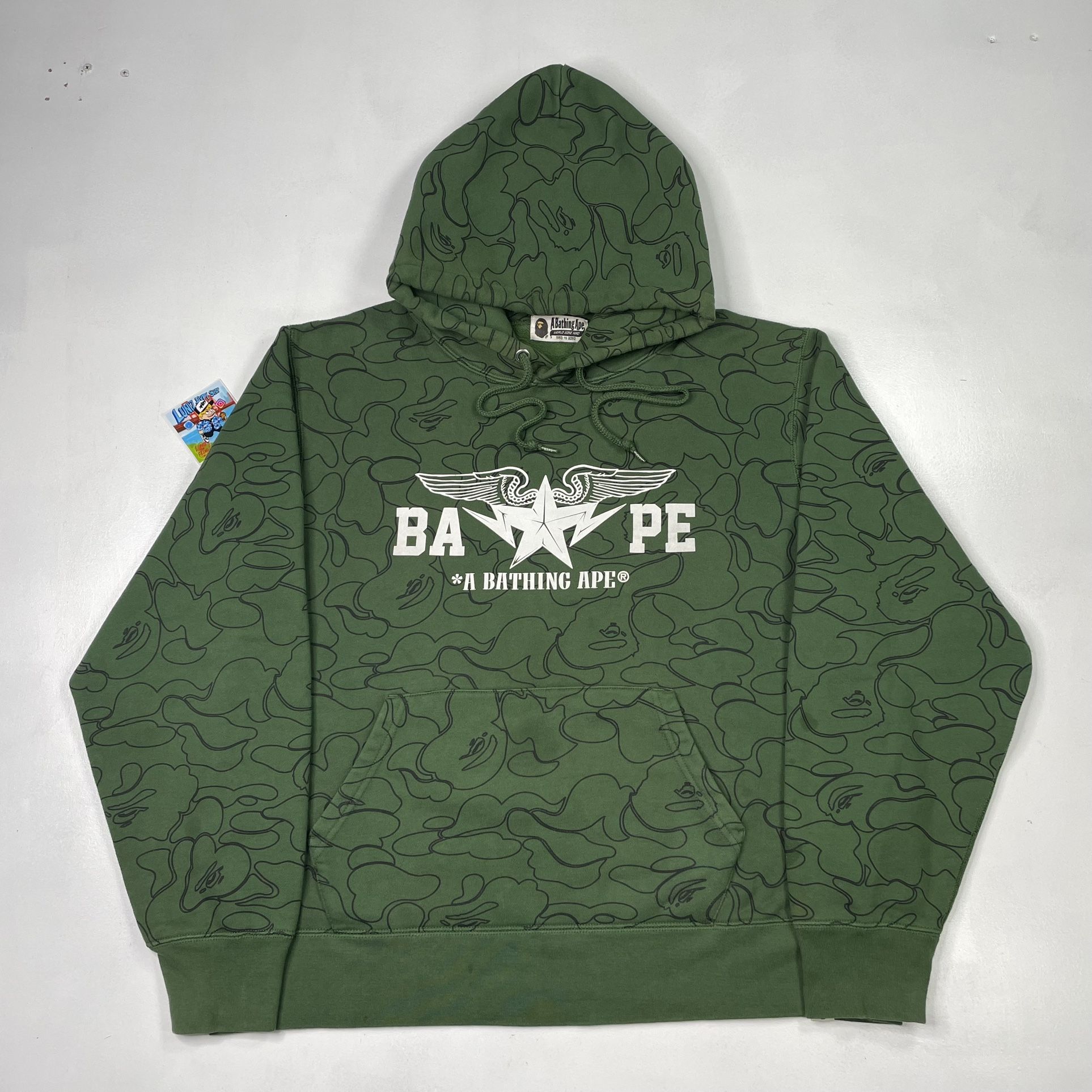 100% Authentic! β
BAPE Military Hoodie XL
