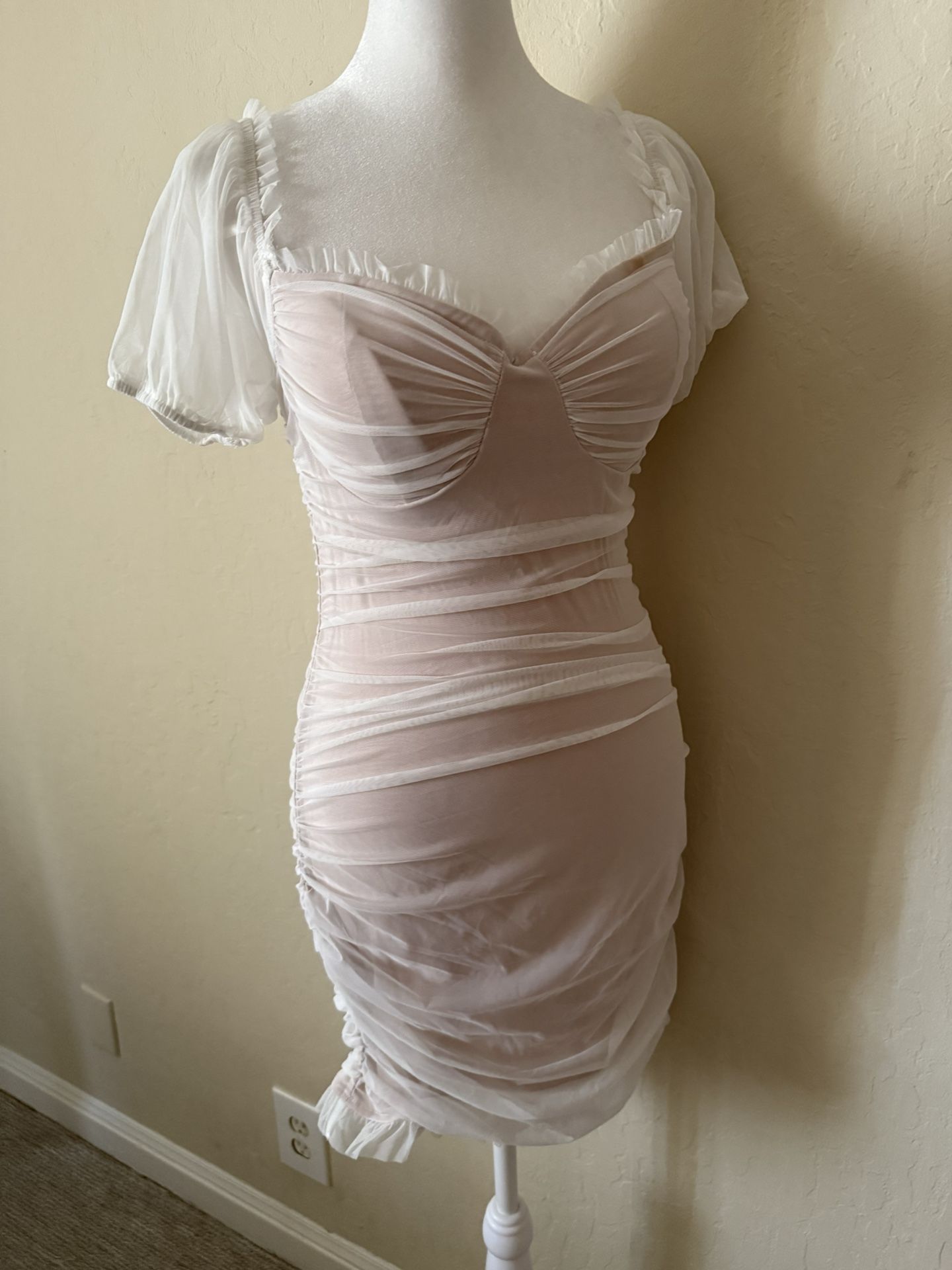 White Windsor dress