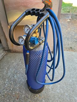 15# CO2 Air tank, hose and valves