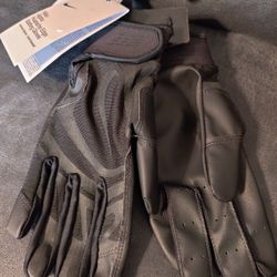 Nike Alpha Huarache Edge Batting Gloves Youth Large Black