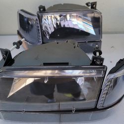 92-96 Ford F150-F350 92-96 Bronco Headlights Luces Micas Calaveras Faros Faroles