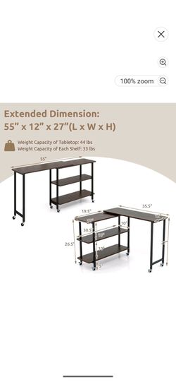 Rotating sofa side table