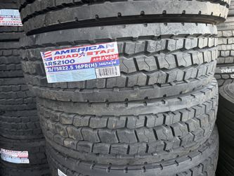 American RoadStar 295/75r22.5 Traction Tire Drive