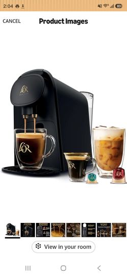 L'OR Barista System Coffee and Espresso Machine Combo by Philips, Matte Black
