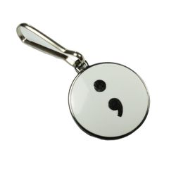 Semicolon Project Suicide Awareness Zipper Pull Clip 