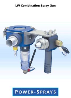 Power Sprays Lightweight Combination Spray Gun