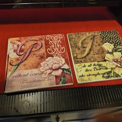 Faith Filled Wall Plaques