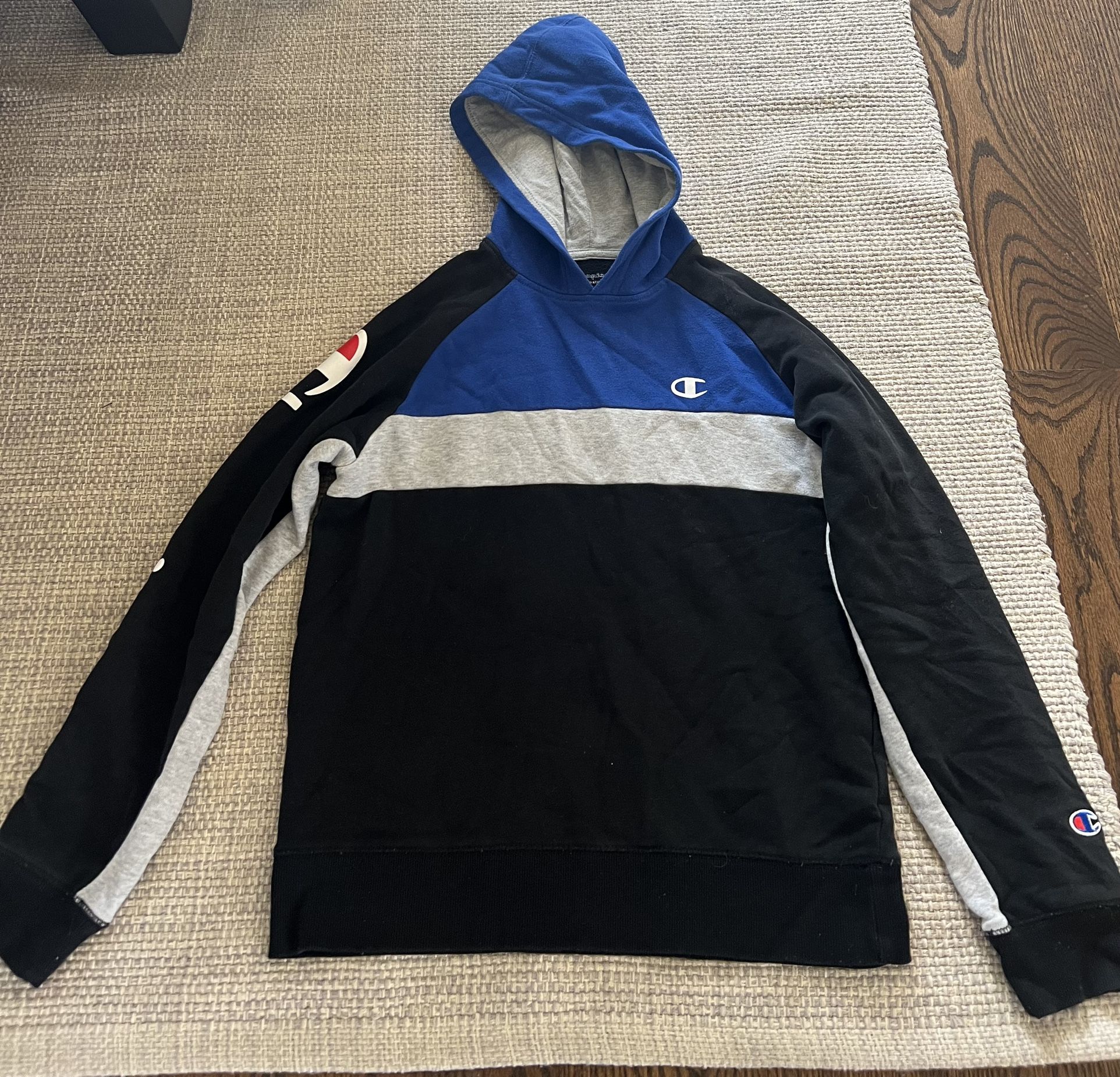 Boys Champion Size Large Hooded Sweatshirt