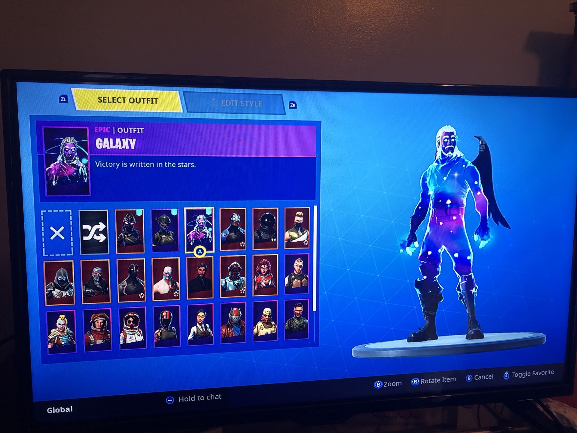 Galaxy skin Fortnite