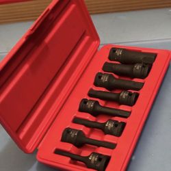 NEIKO Tools 1/2 in. Drive Metric Impact Allen-Bit Socket Set (8-Piece)