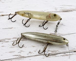 Vintage Heddon Zara Spook & Super Spook Topwater Fishing Lure Lot