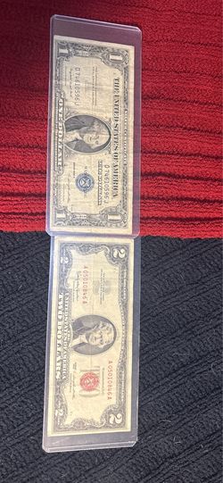 Vintage Currency & Coin Collector Starter Set – 28pc Lot 1953-A $2 Red Seal Legal Tender Note: