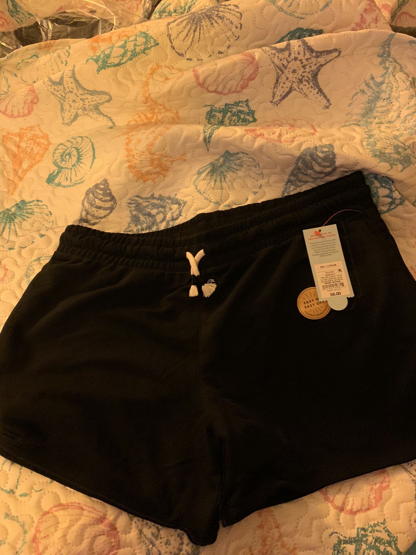 New Cat & Jack Xxl 18 Plus Woman’s Black Shorts