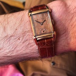 1937 14k Pink Gold Filled Bulova Watch
