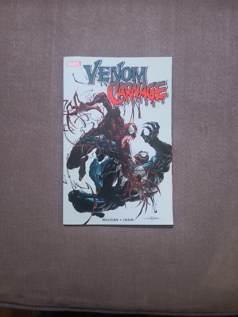 Marvel Venom Vs Carnage Comic Book