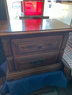 $30 each or 2 for $50 pair of night stand’s all wood