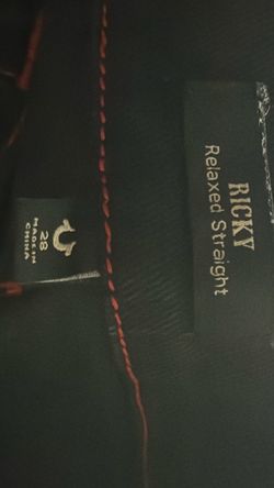 True religion Ricky’s, size 28, red,
